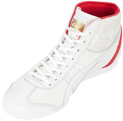 Onitsuka Tiger Mexico Mid Runner 'White Red' D843L-0101 Shop Onitsuka Tiger Mexico Mid Runner 'White Red' D843L-0101
