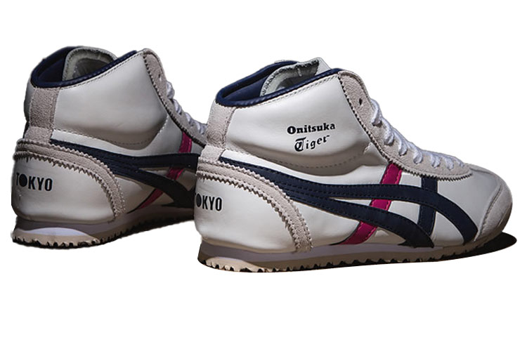 Lookbook Onitsuka Tiger Mexico Mid Runner 'Putih Merah Biru' THL7C2-0154M