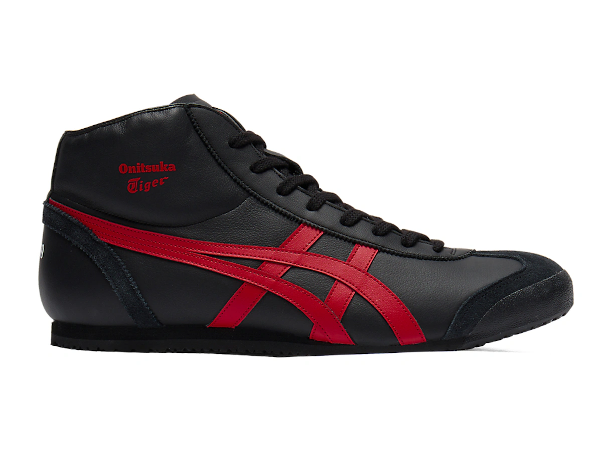 Onitsuka Tiger MEXICO Mid Runner BLACK/CLASSIC RED