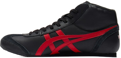 Onitsuka Tiger MEXICO Mid Runner HITAM/MERAH KLASIK 1183B577-001 Lookbook Onitsuka Tiger MEXICO Mid Runner HITAM/MERAH KLASIK 1183B577-001