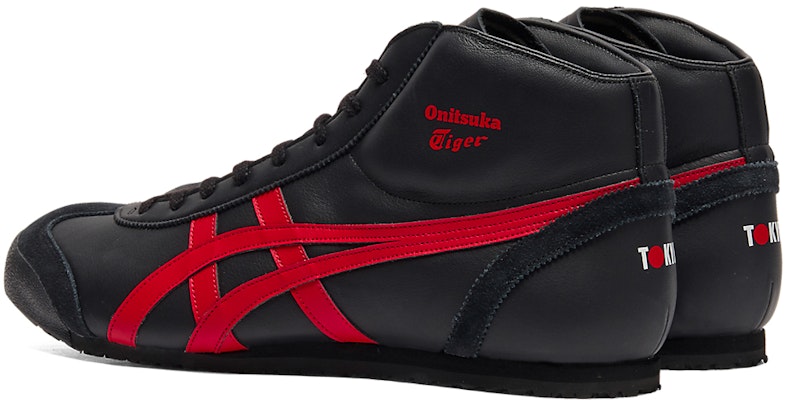 Onitsuka Tiger MEXICO Mid Runner BLACK/CLASSIC RED 1183B577-001 Shop Onitsuka Tiger MEXICO Mid Runner BLACK/CLASSIC RED 1183B577-001