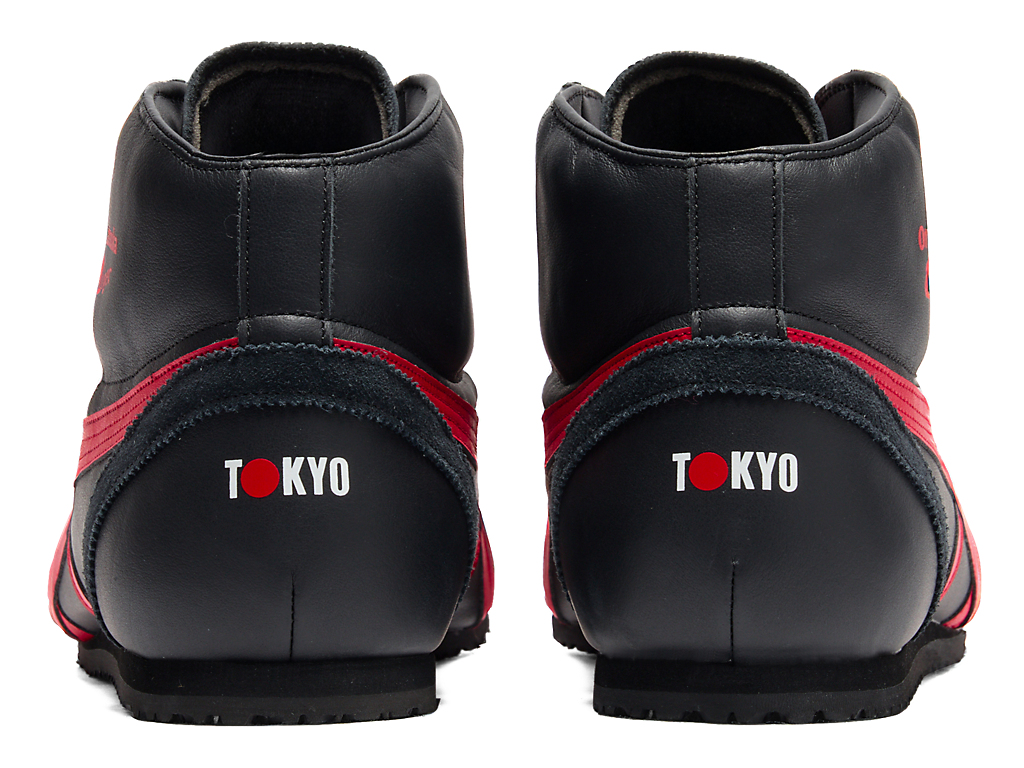 Purchase Onitsuka Tiger MEXICO Mid Runner HITAM/MERAH KLASIK 1183B577-001