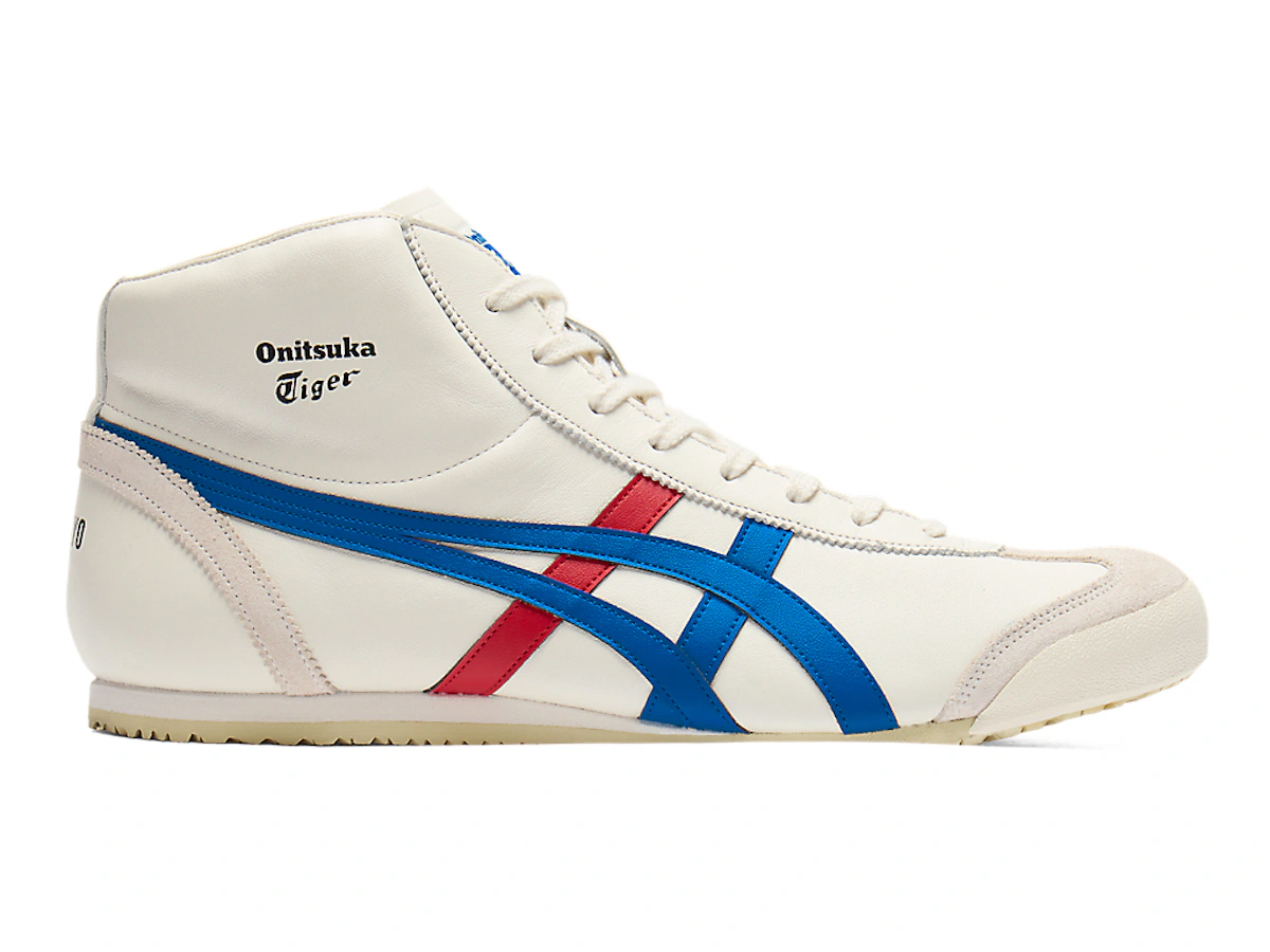 Onitsuka Tiger MEXICO Mid Runner CREAM/DIRECTOIRE BLUE