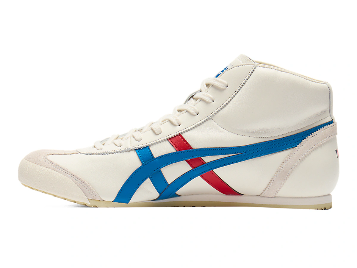 Onitsuka Tiger MEXICO Mid Runner CREAM/DIRECTOIRE BLUE