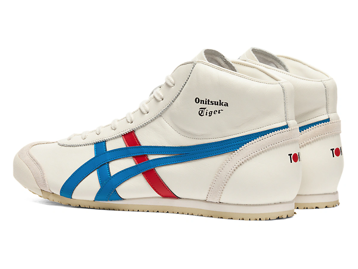 Onitsuka Tiger MEXICO Mid Runner CREAM/DIRECTOIRE BLUE