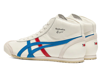 Onitsuka Tiger MEXICO Mid Runner CREAM/DIRECTOIRE BLUE