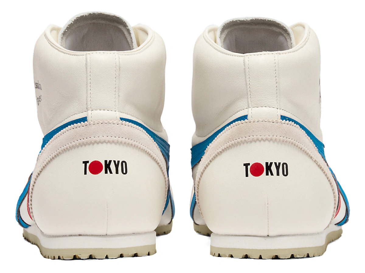 Onitsuka Tiger MEXICO Mid Runner CREAM/DIRECTOIRE BLUE