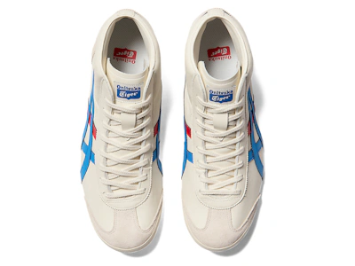 Onitsuka Tiger MEXICO Mid Runner CREAM/DIRECTOIRE BLUE