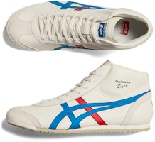 Onitsuka Tiger MEXICO Mid Runner CREMA/AZUL DIRECTOIRE 1183B577-103 Cheap Onitsuka Tiger MEXICO Mid Runner CREMA/AZUL DIRECTOIRE 1183B577-103