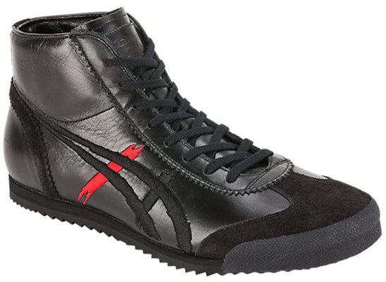 Onitsuka Tiger Mexico Mid Runner Dx 'Black Leather' 1181A117-001 Order Onitsuka Tiger Mexico Mid Runner Dx 'Black Leather' 1181A117-001