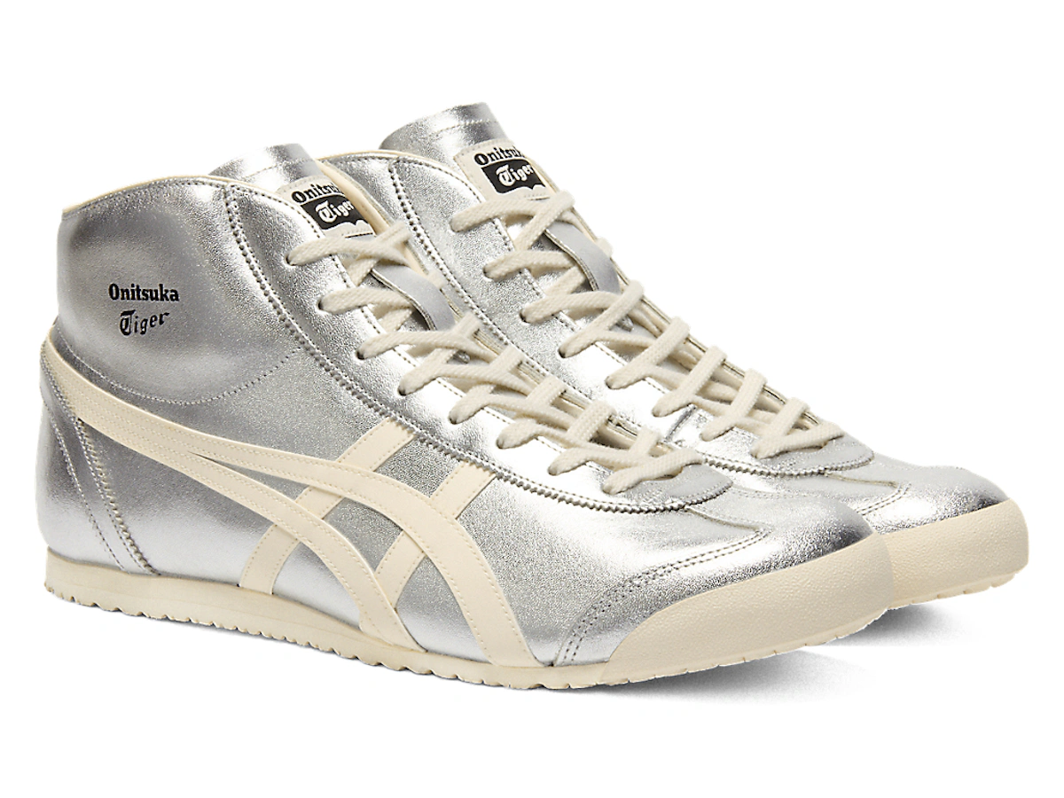 Onitsuka Tiger MEXICO Mid Runner SILVER/CREAM