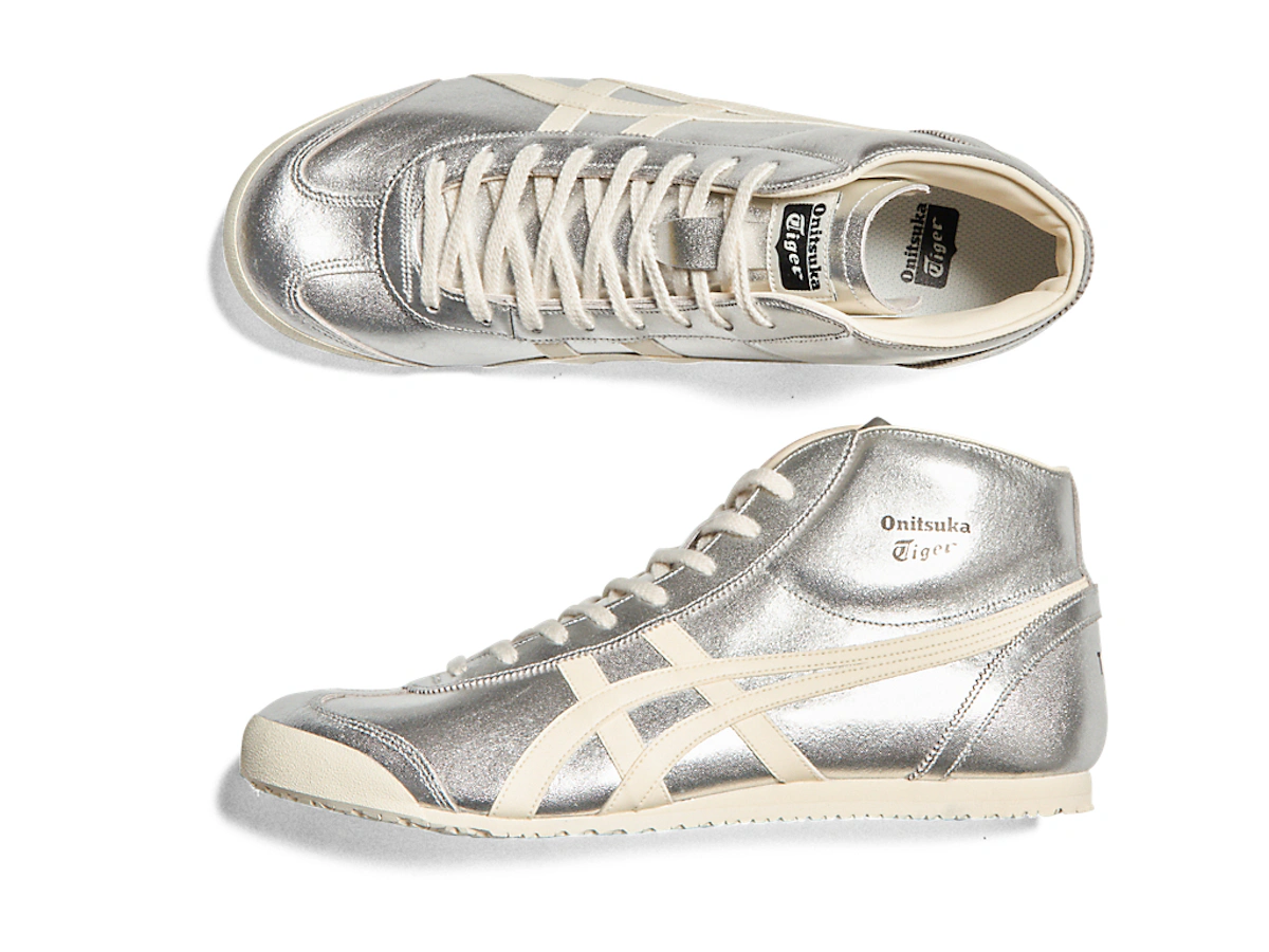Onitsuka Tiger MEXICO Mid Runner SILVER/CREAM