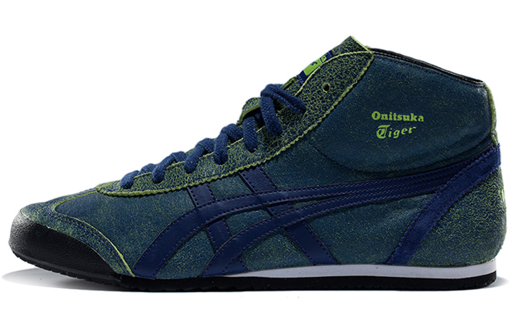Buy Onitsuka Tiger鬼塚虎 舒適 耐磨 中筒 跑步鞋 男女款 藍綠色
