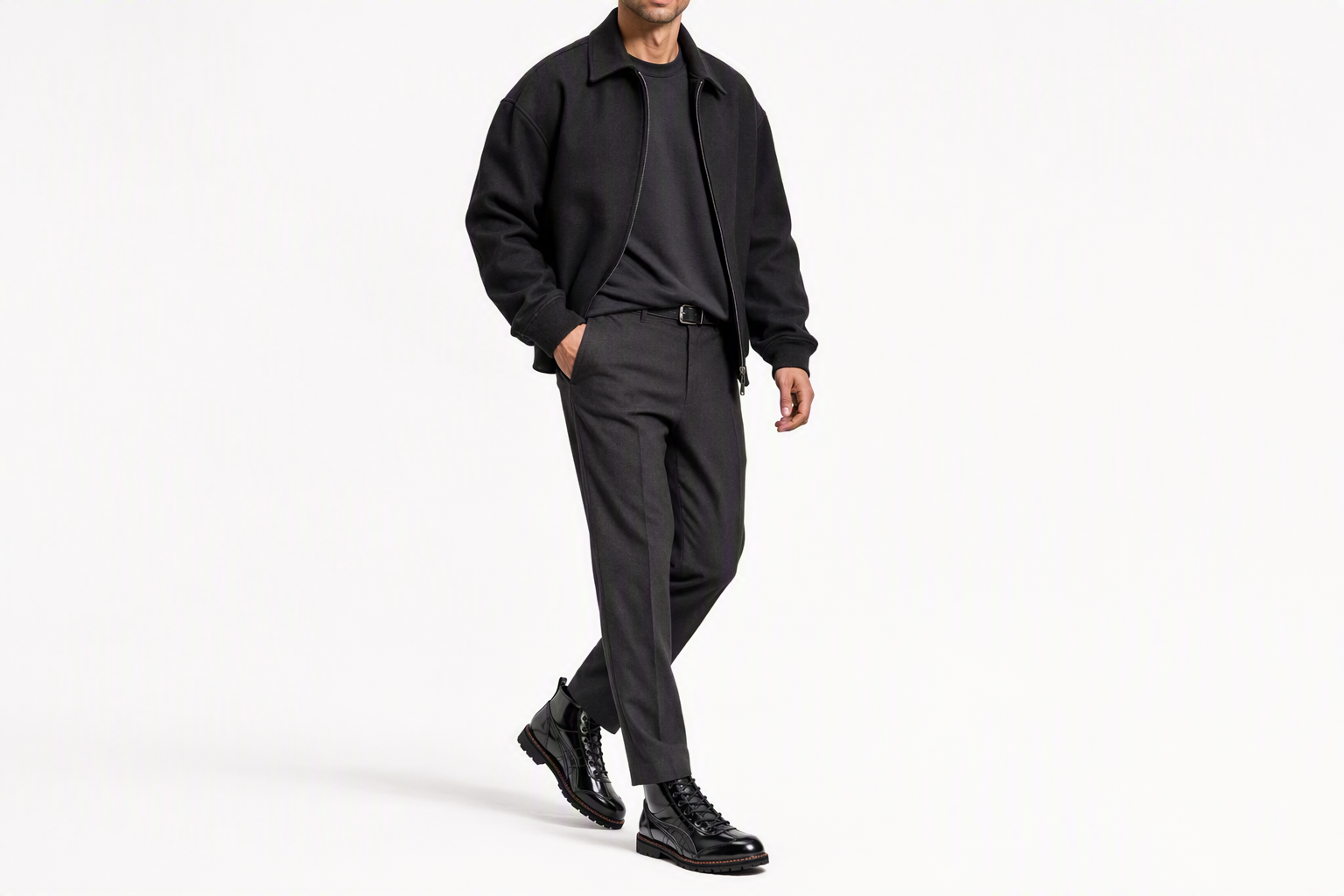 Order Onitsuka Tiger Mexico Rinkan 系帶馬丁靴 男女同款 黑色