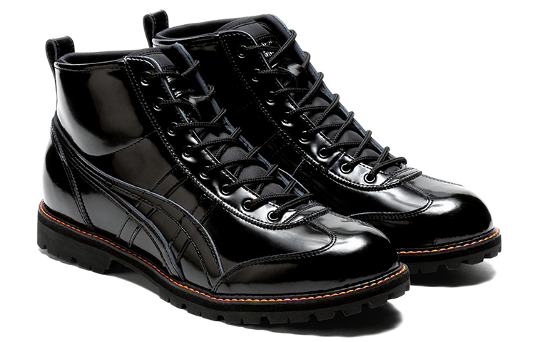 Shop Onitsuka Tiger Mexico Rinkan 系帶馬丁靴 男女同款 黑色