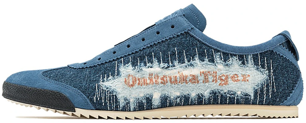 Onitsuka Tiger Mexico Slip-On Deluxe 'Blue Comfort' lelaki kasut. 1181A185-401 Buy Onitsuka Tiger Mexico Slip-On Deluxe 'Blue Comfort' lelaki kasut. 1181A185-401