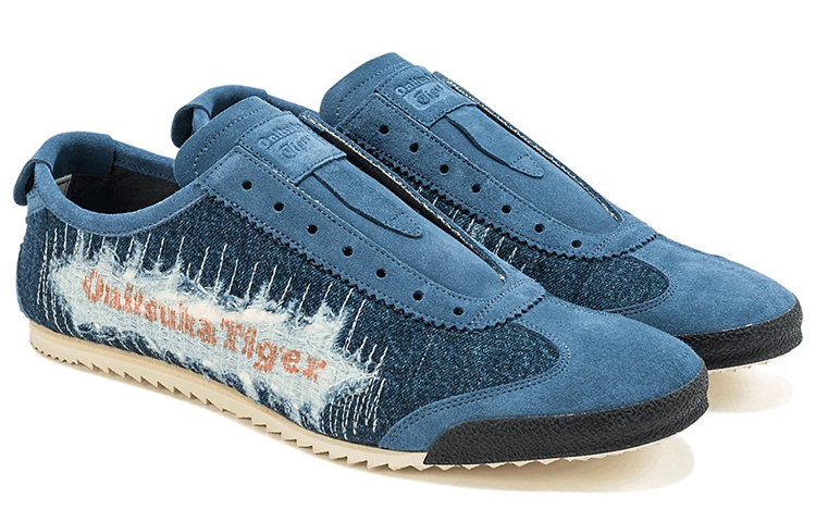 Order Onitsuka Tiger Mexico Slip-On Deluxe 'Blue Comfort' lelaki kasut. 1181A185-401