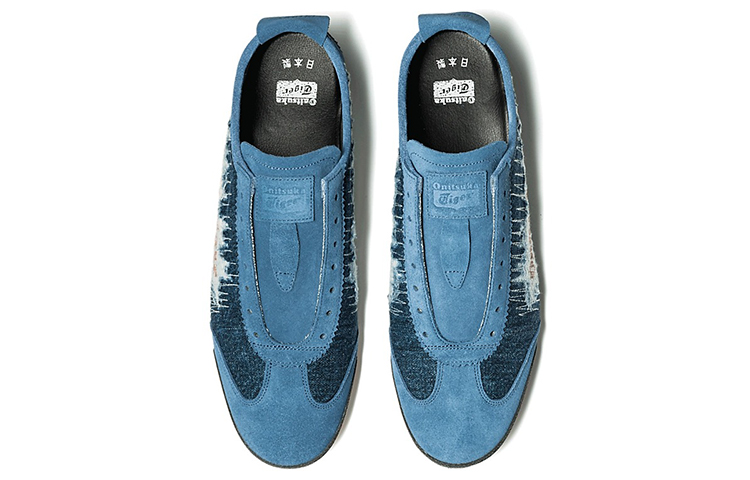 Lookbook Onitsuka Tiger Mexico Slip-On Deluxe 'Blue Comfort' lelaki kasut. 1181A185-401