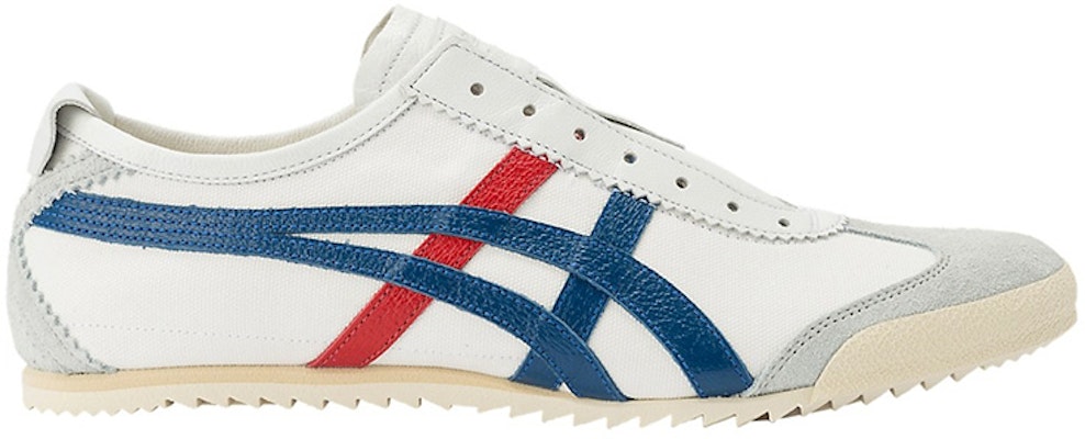 Onitsuka Tiger Mexico Slip-On Deluxe 'White Blue Red' 1181A145-100 Order Onitsuka Tiger Mexico Slip-On Deluxe 'White Blue Red' 1181A145-100