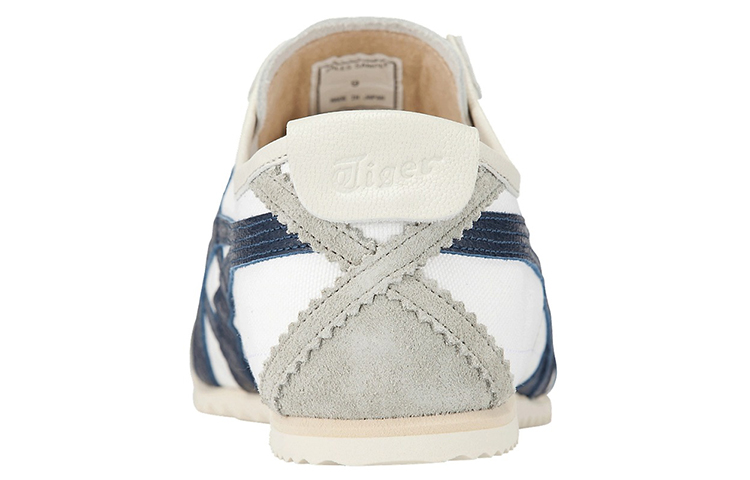 Shop Onitsuka Tiger鬼冢虎 墨西哥便鞋 高級版 舒適 耐磨 低筒 跑步鞋 男款 白灰藍