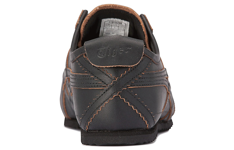 Shop Onitsuka Tiger鬼塚虎 Mexico Slip-on Deluxe 舒適 輕便 低筒 慢跑鞋 男款 黑棕色