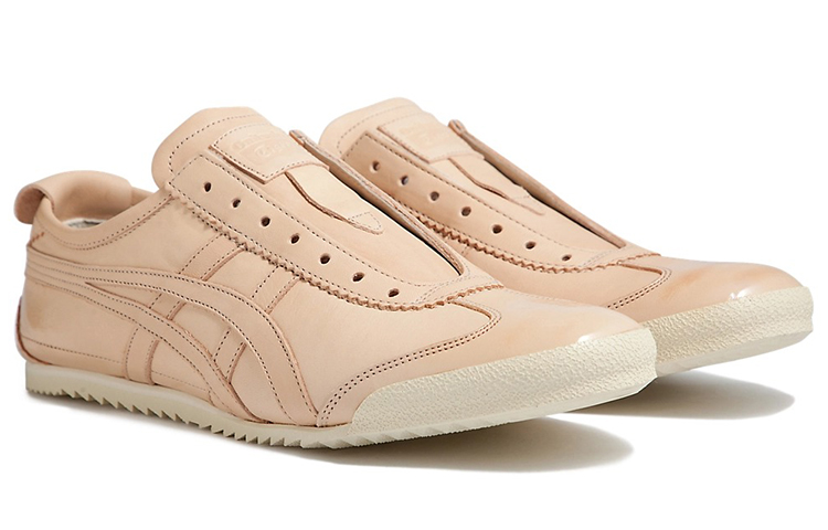 Lookbook Onitsuka Tiger鬼塚虎 Mexico Slip-on Deluxe 耐磨 低筒 跑步鞋 男款 蓮花粉色
