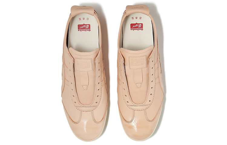 Shop Onitsuka Tiger鬼塚虎 Mexico Slip-on Deluxe 耐磨 低筒 跑步鞋 男款 蓮花粉色