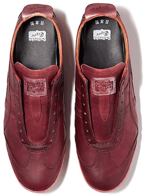 Onitsuka Tiger鬼塚虎 Mexico Slip-on Deluxe 舒適 輕便 低筒 跑步鞋 男款 玫瑰紅 Shop Onitsuka Tiger鬼塚虎 Mexico Slip-on Deluxe 舒適 輕便 低筒 跑步鞋 男款 玫瑰紅