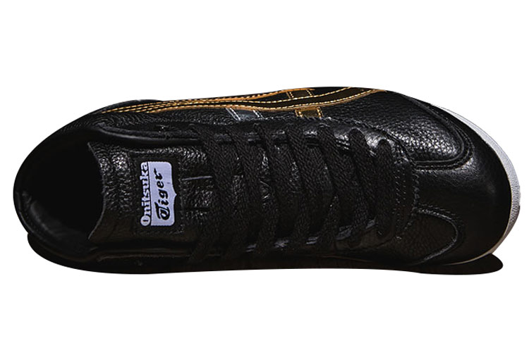 Lookbook Onitsuka Tiger Mid Runner ''Noir Or Argent'' D5V2L-9094M