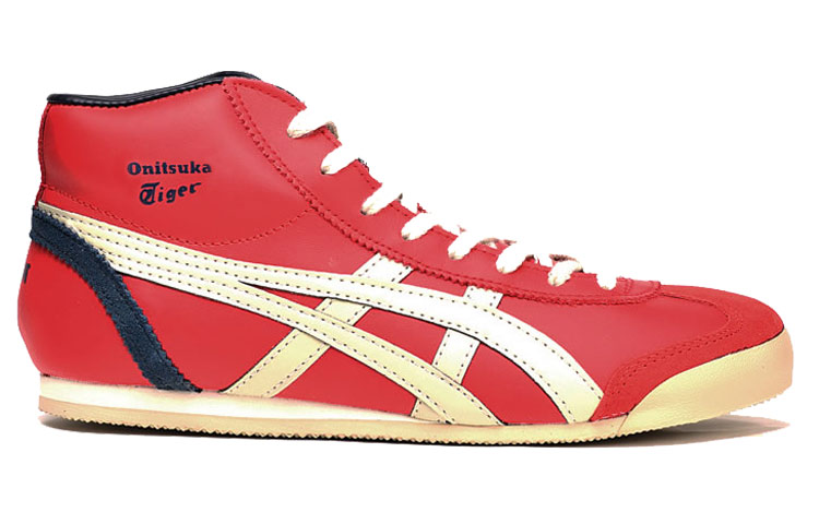 Order Onitsuka Tiger Mid Runner ''Rood Marineblauw'' THL328-0708