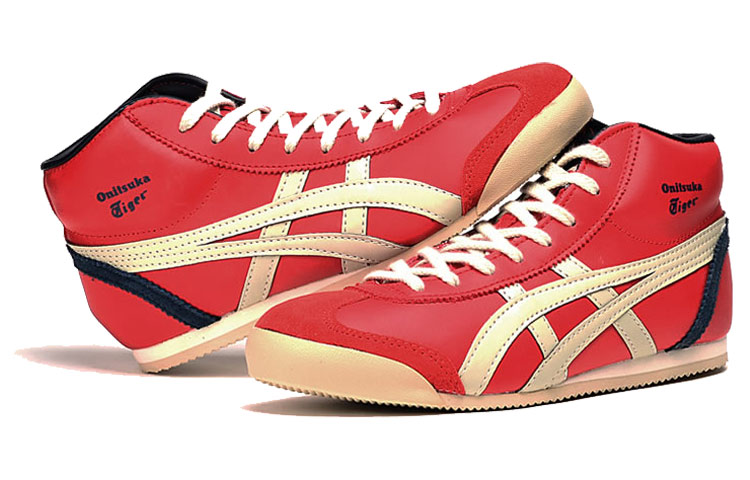 Shop Onitsuka Tiger Mid Runner ''Rood Marineblauw'' THL328-0708