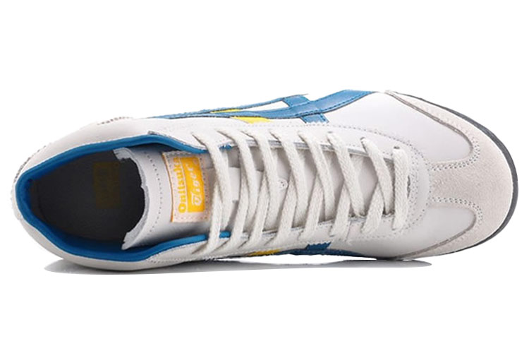 Shop Onitsuka Tiger Mid Runner ''Blanc Bleu Jaune'' THL328-9956