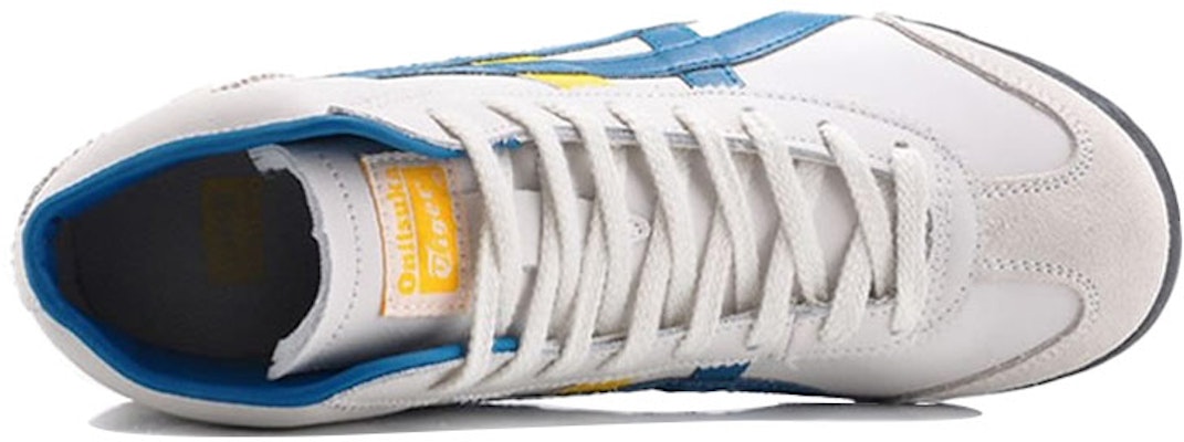 Onitsuka Tiger Mid Runner ''Blanc Bleu Jaune'' THL328-9956 Shop Onitsuka Tiger Mid Runner ''Blanc Bleu Jaune'' THL328-9956