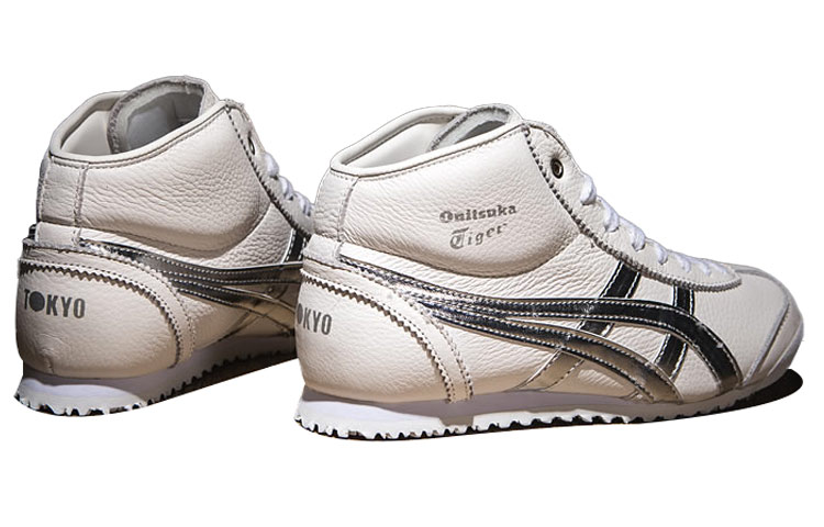 Lookbook オニツカタイガー MID RUNNER 白/銀 THL328-0113
