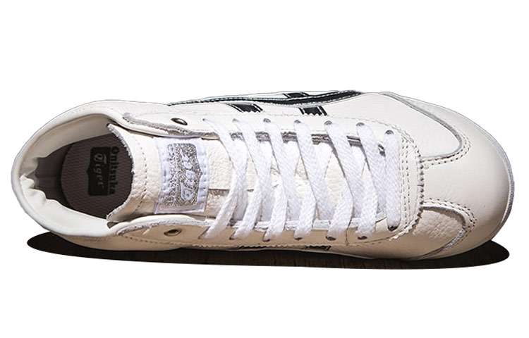 Shop オニツカタイガー MID RUNNER 白/銀 THL328-0113