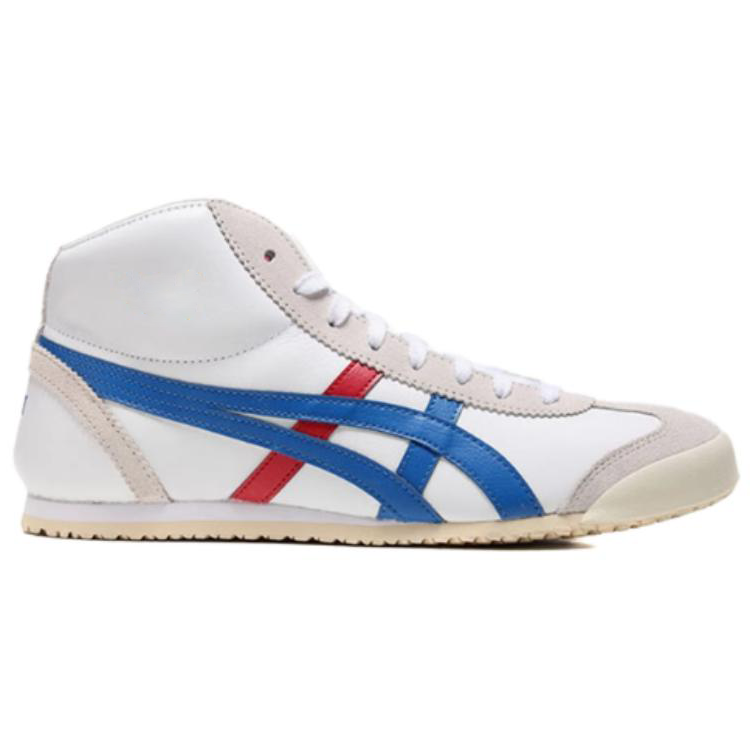 Order Onitsuka Tiger Mid Runner Blauw Rood Wit THL328-0143