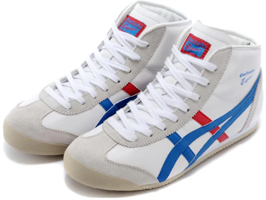 Onitsuka Tiger Mid Runner Blauw Rood Wit THL328-0143 Lookbook Onitsuka Tiger Mid Runner Blauw Rood Wit THL328-0143