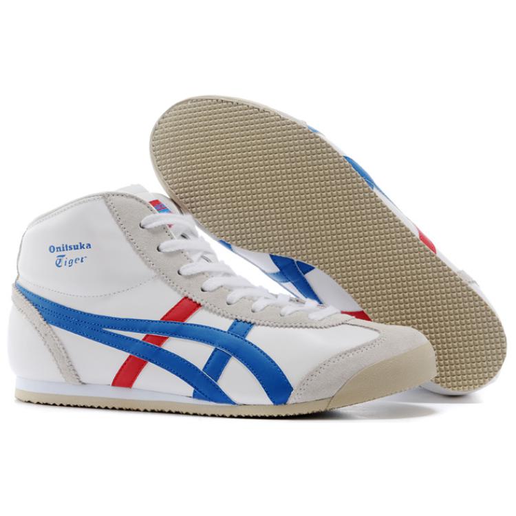 Purchase Onitsuka Tiger Mid Runner Blauw Rood Wit THL328-0143