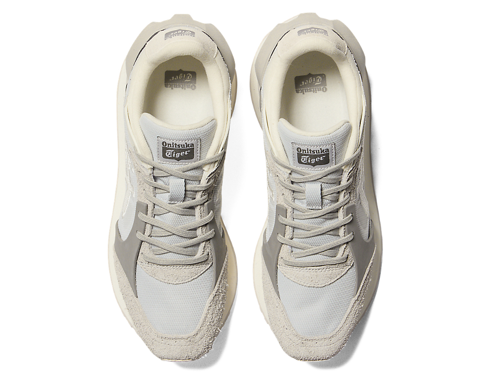 Details for Onitsuka Tiger MOAGE CO GLACIER GREY/OFF-WHITE Kasut Lelaki Perak Kelabu. 1183B555-021