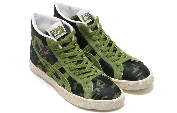 Lookbook Onitsuka Tiger Monk Tinggi 'Hijau Kamoflaj' TH6K0N-0086