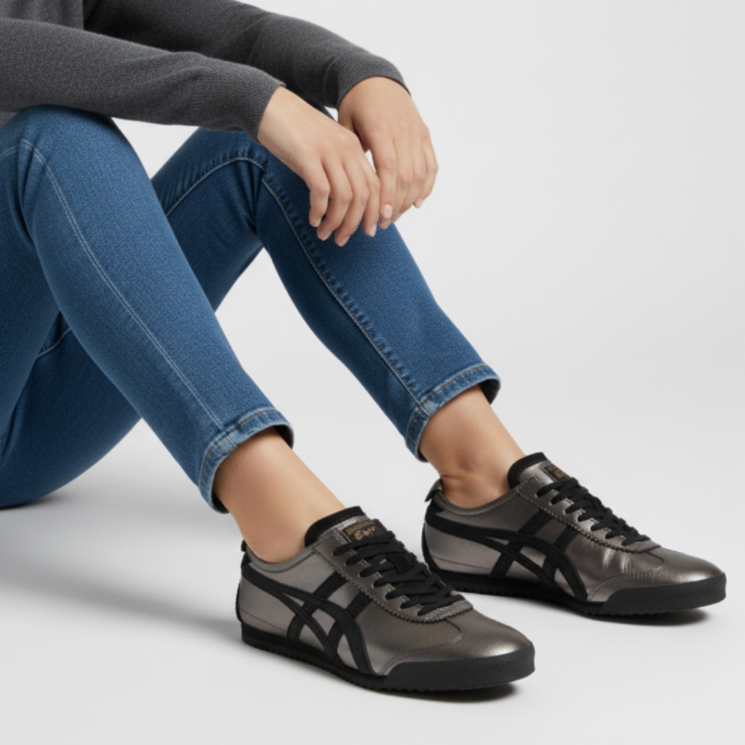 Order Onitsuka Tiger NIPPON MADE MEXICO 66 DELUXE GUNMETAL/HITAM 1181A496-021