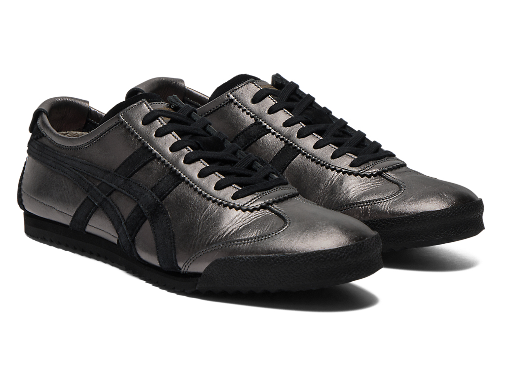 Lookbook Onitsuka Tiger 日本製 MEXICO 66 豪華款 金屬灰/黑 1181A496-021