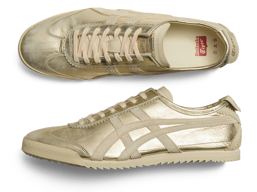 Cheap Onitsuka Tiger NIPPON MADE MEXICO 66 DELUXE EMAS TULEN/KRIM 1181A496-200