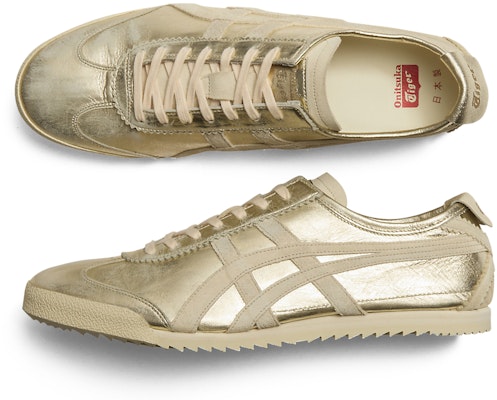 Onitsuka Tiger NIPPON MADE MEXICO 66 DELUXE PURE GOLD/CREAM 1181A496-200 Cheap Onitsuka Tiger NIPPON MADE MEXICO 66 DELUXE PURE GOLD/CREAM 1181A496-200