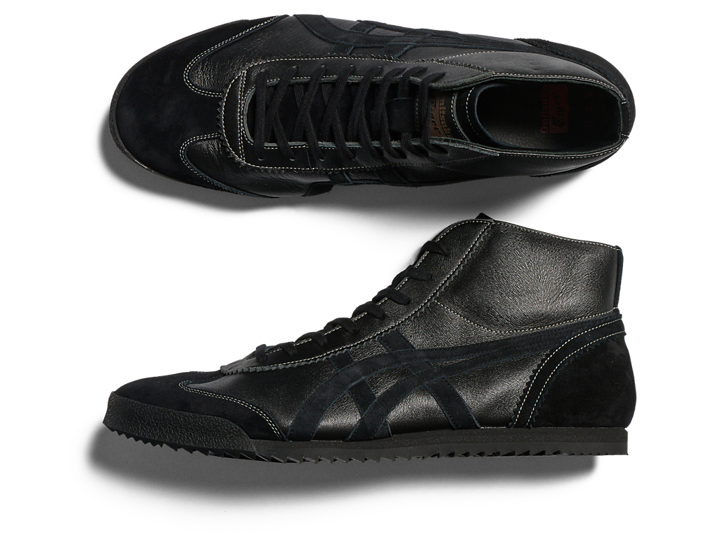 Cheap Onitsuka Tiger NIPPON MADE MEXICO MID RUNNER DELUXE HITAM/HITAM 1181A609-001