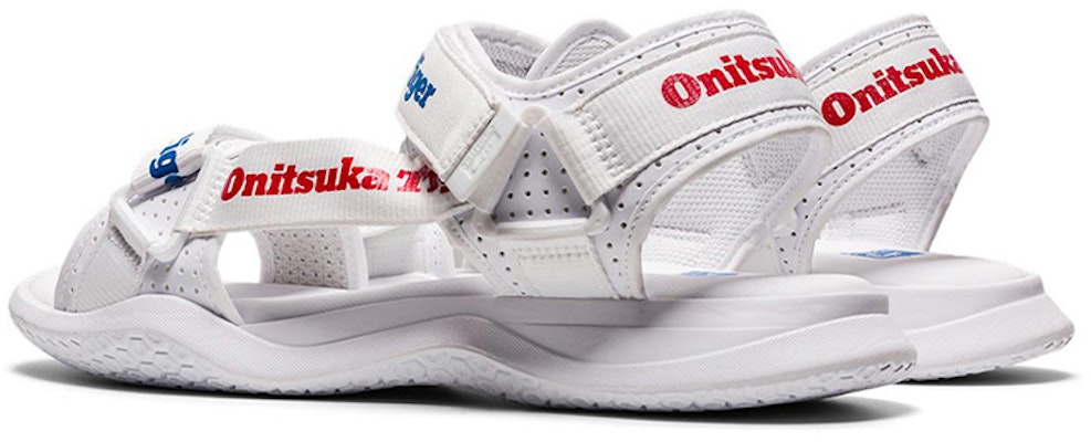 Onitsuka Tiger Ohbori Strap Sandals 'White Blue Red' 1183B305-100 Lookbook Onitsuka Tiger Ohbori Strap Sandals 'White Blue Red' 1183B305-100