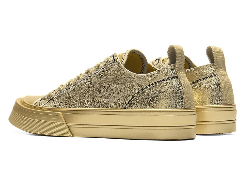 Shop オニツカタイガー OK バスケットボール A75 LO ゴールド/ゴールド 1183C547-200