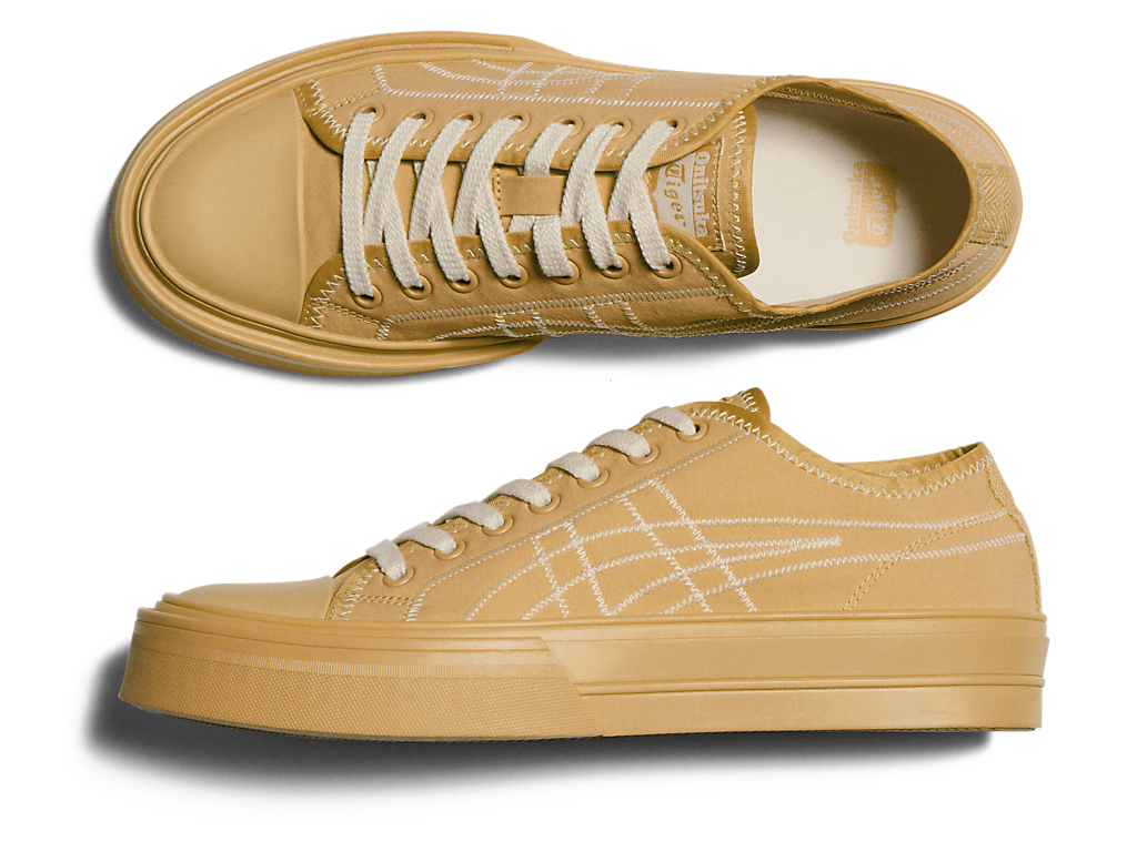 Cheap Onitsuka Tiger OK Basketball Lo Paper Bag/Ivory Sepatu Sneakers. 1183C474-201