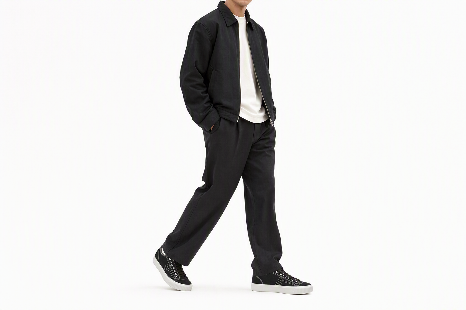 Order Onitsuka Tiger OK籃球低筒 舒適耐磨板鞋 男女同款 黑色