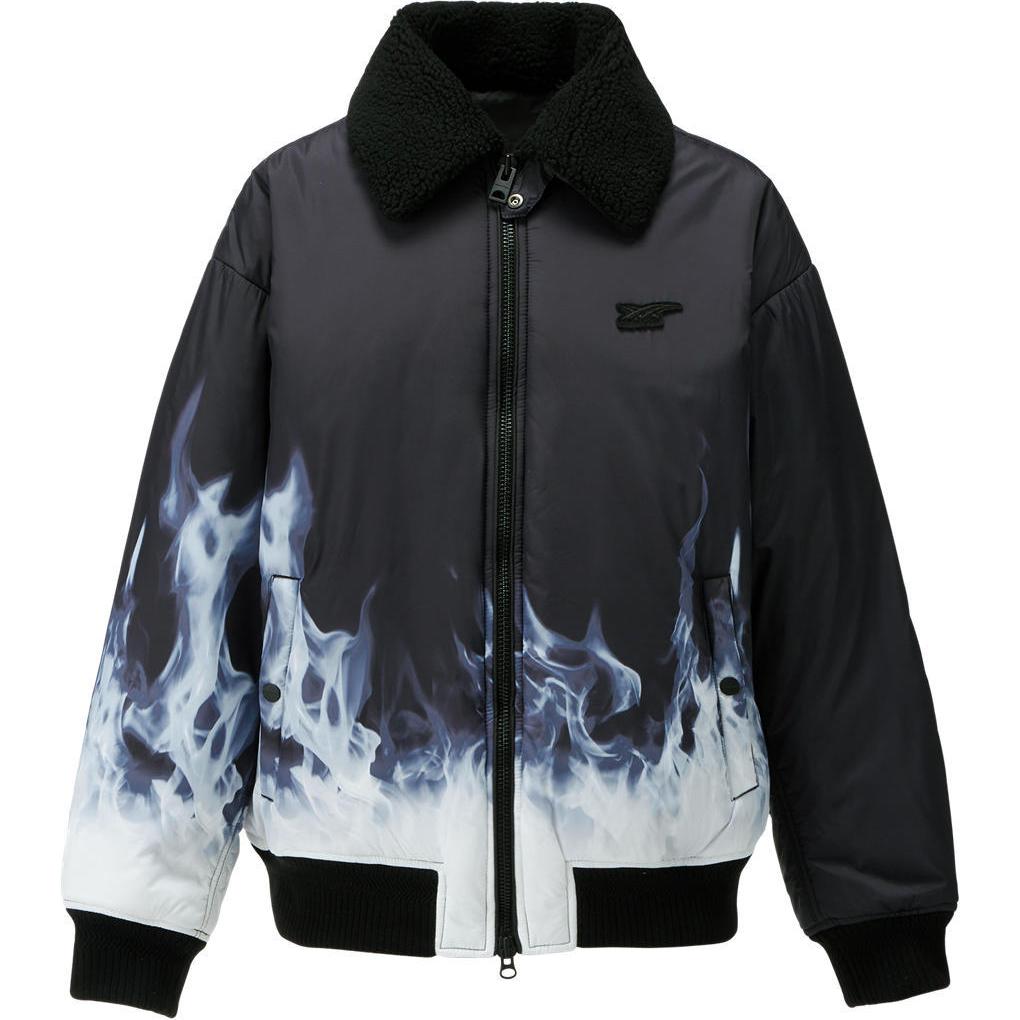 Onitsuka Tiger P Blouson Black Jacket - Printed, Comfortable, Versatile 2181A740-001
